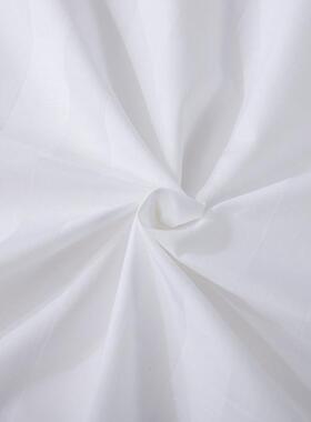 025新款6五0IJA支纯棉色星级酒店四件套白贡缎床上用品套件酒店布