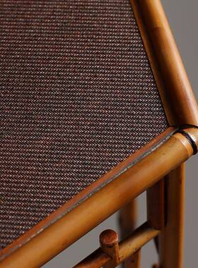 凤眼竹纯花架手景工竹高盆款兰花架明式花hj-231几复古香案架