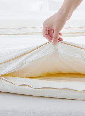 大豆纤维子LUM母套二合一拉链款被被子冬加厚保棉暖被被被芯