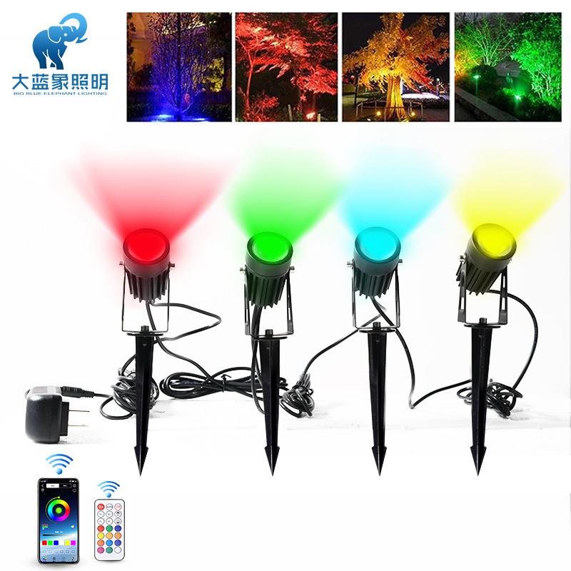 能ADLX-SD10PP户外3防水地插灯LED七插地灯一拖四智花园景观照树W