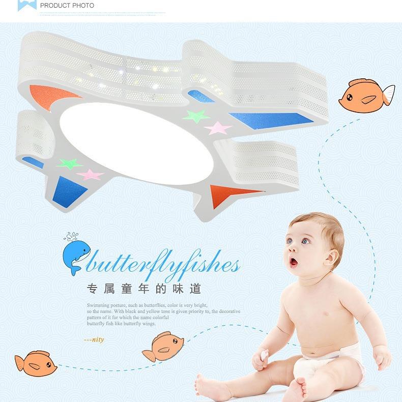 儿童房间灯323飞机卡通时尚性个LE吸顶D室灯卧灯厂家直销价