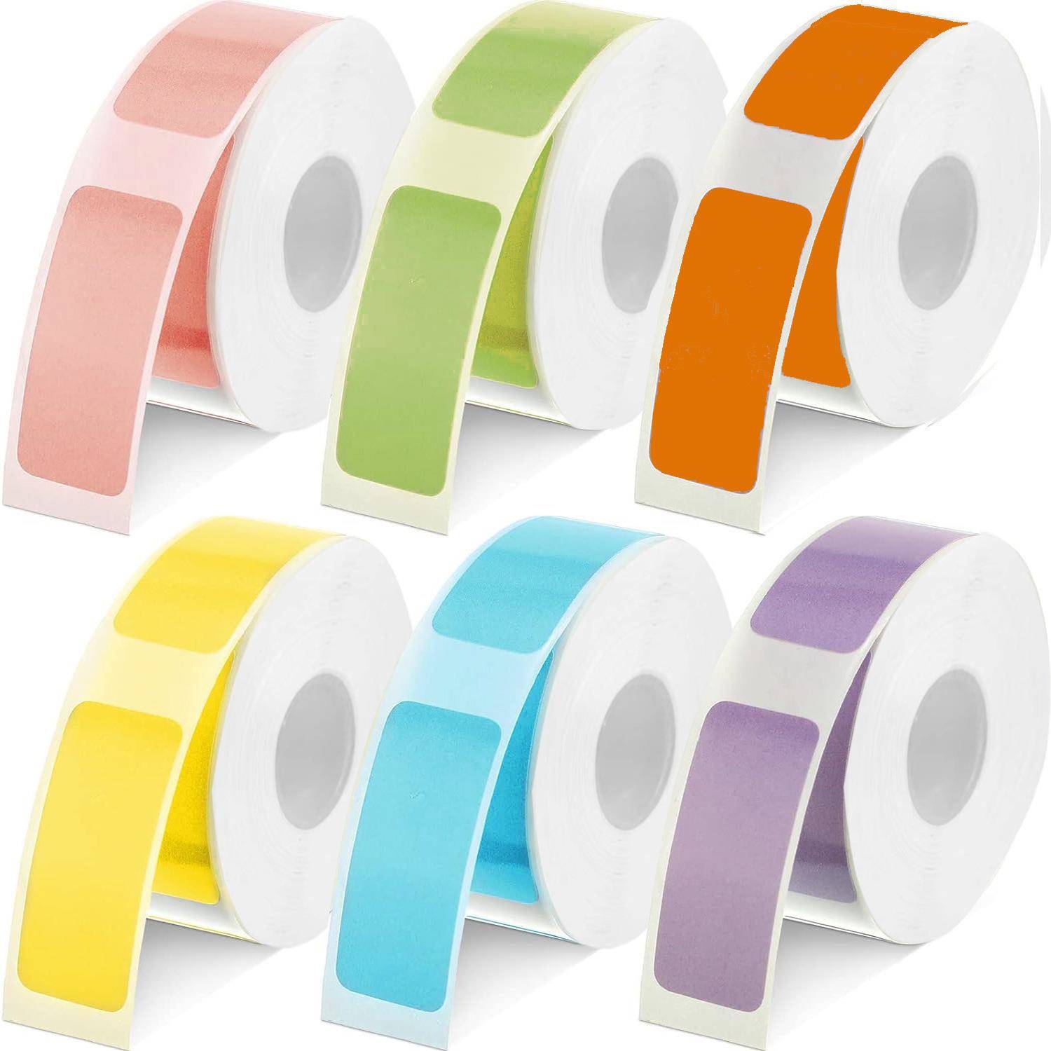 四防热敏标签纸D3XDO0标签2纸P1水5防纸彩色小标Q3贴0L1打印纸