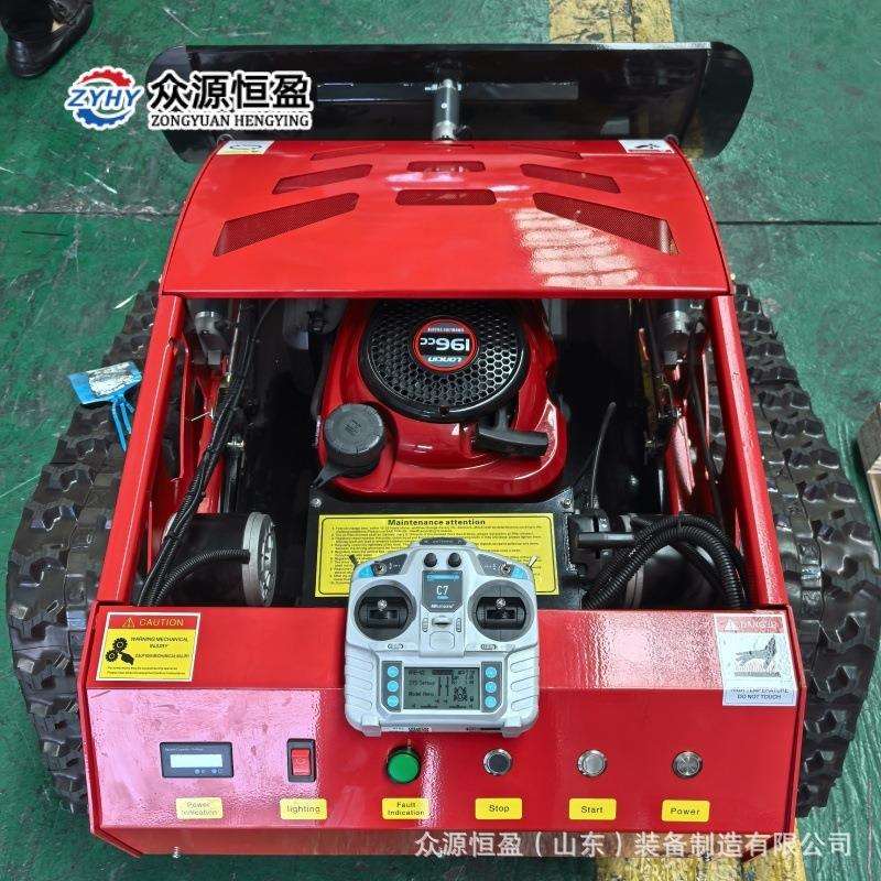 冬季厂区雪机具器人THC除汽油割草机属遥控自走式雪除机