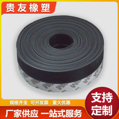 玻璃门门缝门底密封条对开门挡风自粘型门缝密封条商铺防风防尘贴