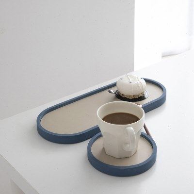 浅口收纳盘 桌面木质托盘 莫兰迪色杂物盘 饰品展示盘 皮质杯垫,收纳整理,手帐收纳盒,淘宝优惠券,粉丝福利购,淘宝优惠卷