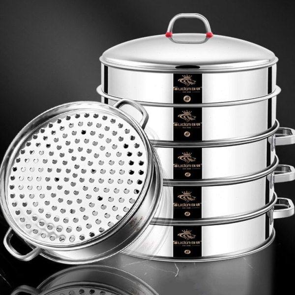 欧顿蒸笼不锈钢商用家用蒸格大号蒸屉包子大容量笼屉多层超大蒸锅,厨房/烹饪用具,蒸格/蒸片/蒸架,淘宝优惠券,粉丝福利购,淘宝优惠卷