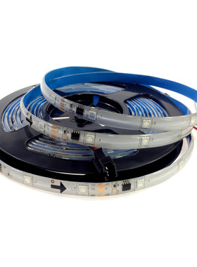 16703 2811幻彩12V30led10段贴片滴胶防水七彩跑马1903I 幻彩灯带