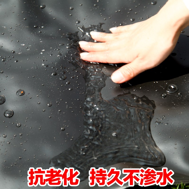 鱼塘防渗膜hdpe土工防水布农用复合塑料薄膜鱼池专用黑色地膜加厚