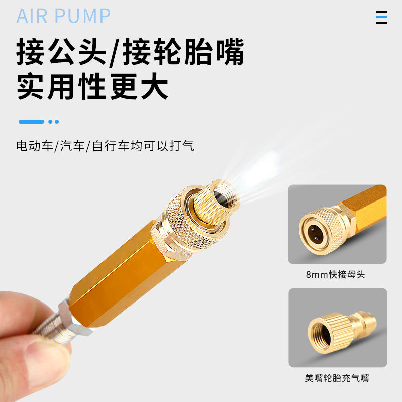 电瓶电动车气管子打气筒新型三四级30 40mpa汽车超高压充气简瓶