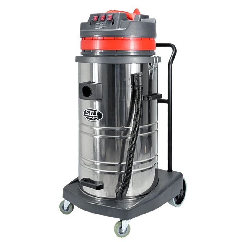 思力工业吸尘器大功率5400W干湿两用车商用粉尘强大吸力80L吸尘机