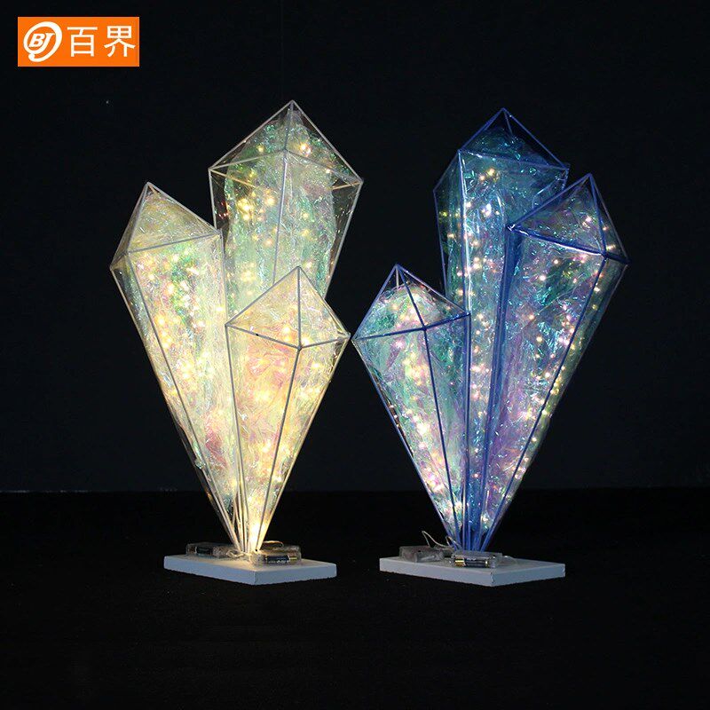 冰柱灯新款婚庆道具铁艺摆t台路引发光婚礼舞台现场布置节庆装饰
