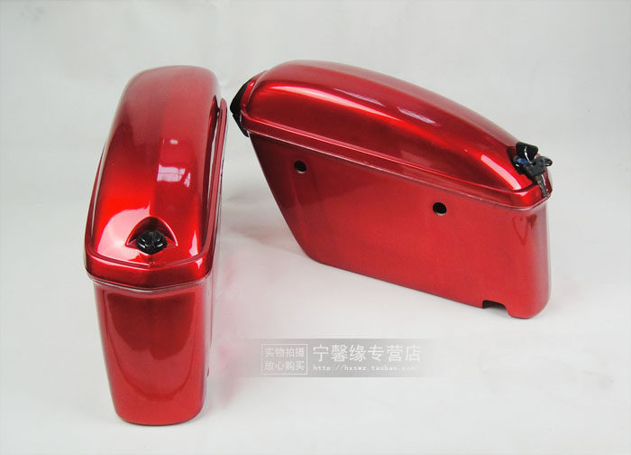 太子摩托车边箱/后挂箱/侧边箱/后备箱/侧箱 K7 不带架子  红色