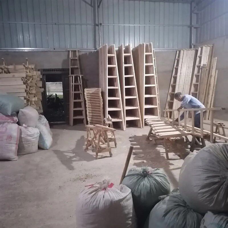 木梯子直梯加强传统榫卯木头楼梯工地用水电工程绝缘梯加厚室内