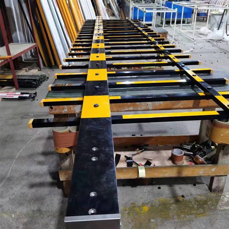 红白道闸栅栏轻型栅栏杆原装道闸门二栏加大栏120*55黄黑白红橙金