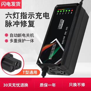 适用五星黑马电动车电瓶充电器48V12AH60V20AH72V32Ah40A 通用