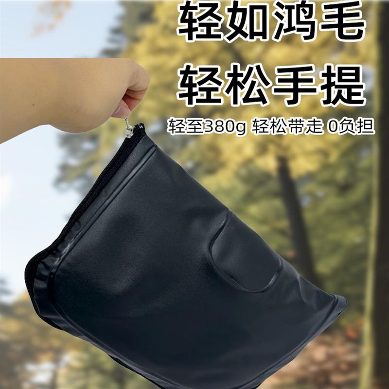 充气做凳脚垫旅行汽车火车坐车充气便携式可折叠凳子露营充气凳
