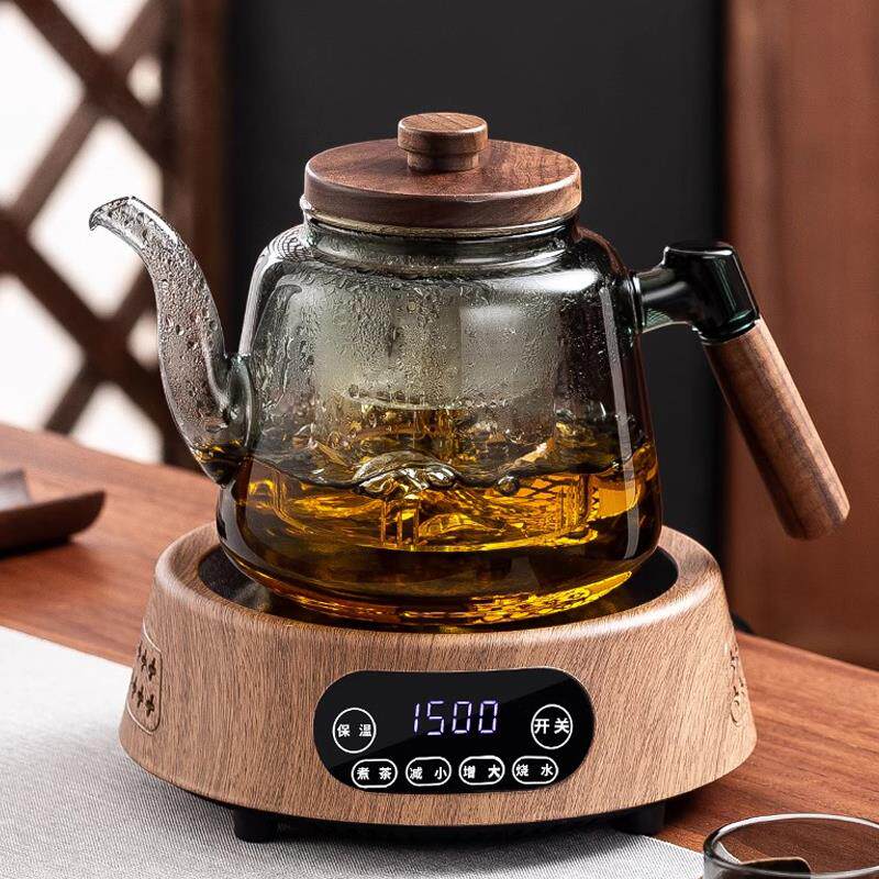 新款电陶炉煮茶器小型玻璃烧水壶专用电磁炉光波炉不挑壶加热茶炉