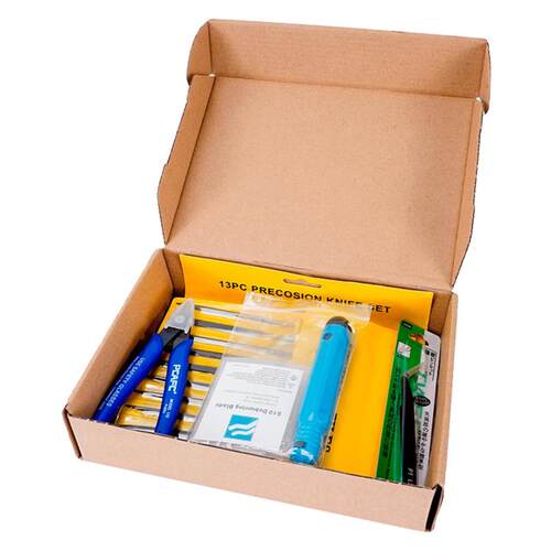 3D打印机配件模型清理工具雕刻刀锉刀修边刀钳子套件打磨修边套装
