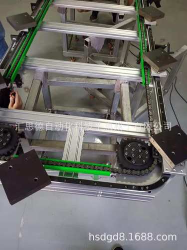 环形导轨轨道弧形圆弧循环输送线输送带输送机