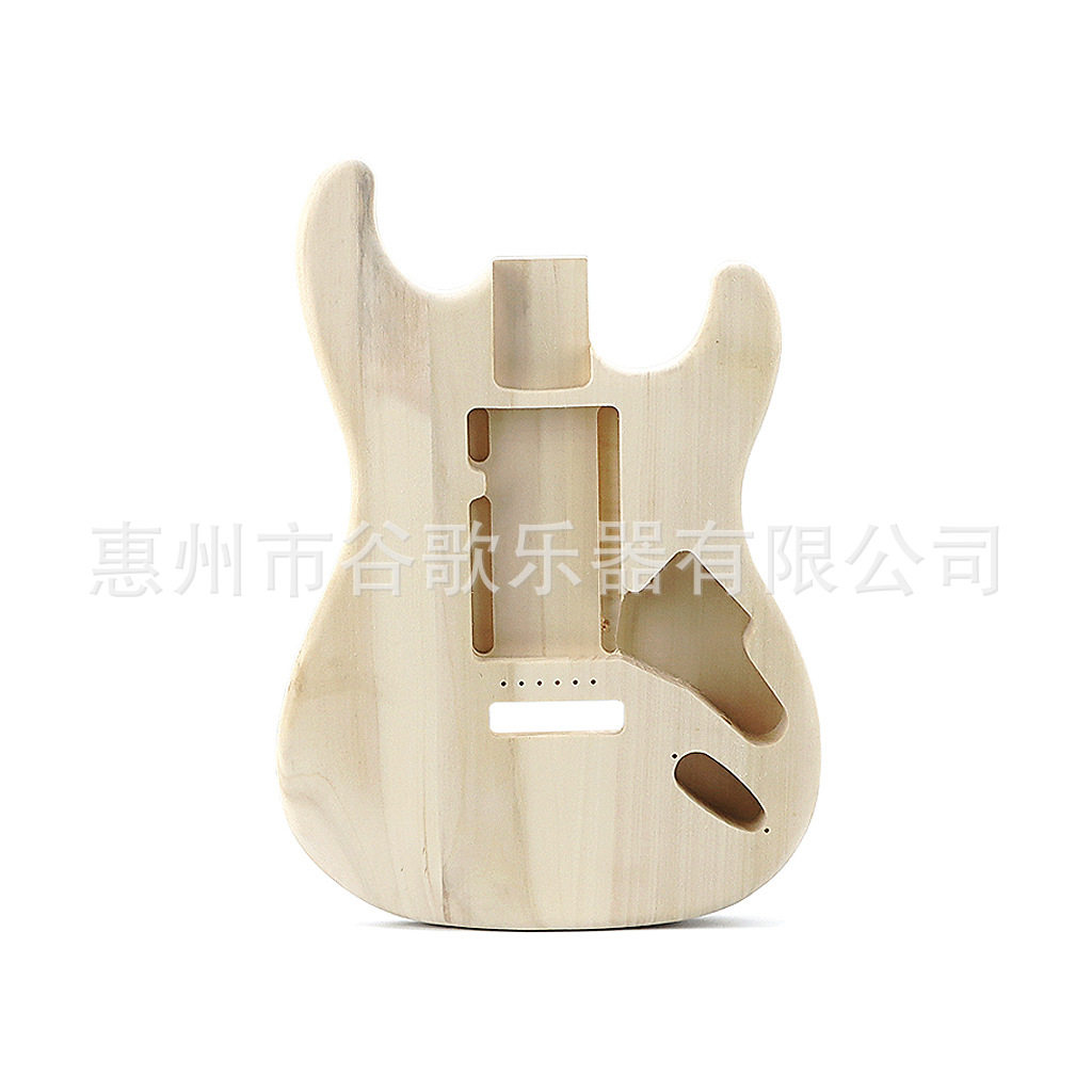 吉他琴体/琴身 琴桶特卖 ST桃花芯的桶 - 实物图