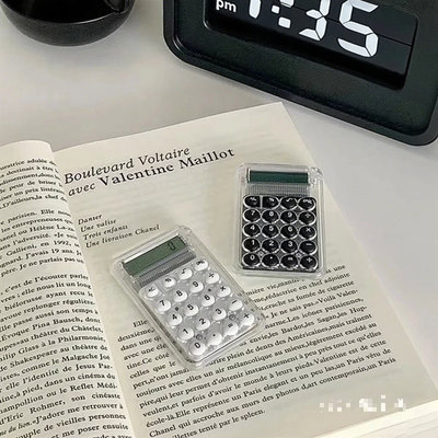 迷你计算器静音便携办公高颜值可爱学生小型计算机考试办公室