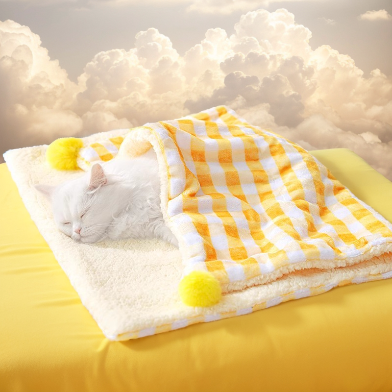 猫毯子宠物毛毯猫咪冬天睡垫狗狗柔软垫子地毯睡觉加厚保暖小被子