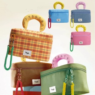 包包收纳高级感防水化妆包小众设计高颜值手提旅行大容量收纳包