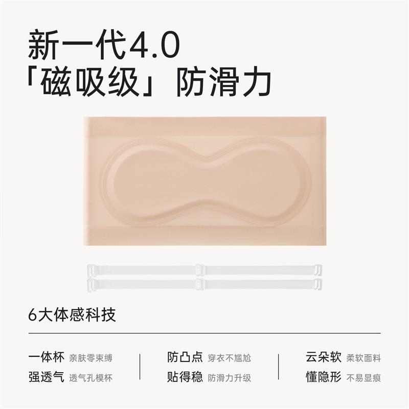 少女发育期学生女孩文胸无肩带内衣无痕抹胸防走光跳舞背心女大童