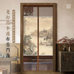 2025新款 防蚊门帘夏季 磁性卧室房间家用入户纱门魔术贴免打孔纱帘