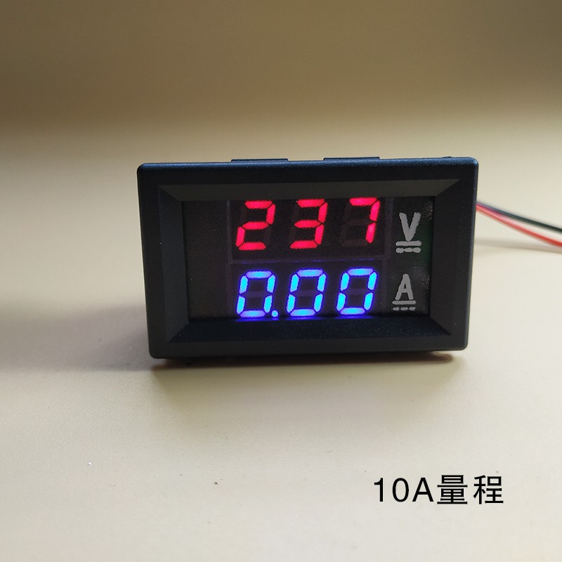 AC60v-500v 10A/50A交流电压电流表220v三相380v双显电压电流表头