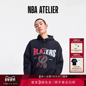 潮男女秋冬连帽卫衣 ATELIER开拓者运动套头衫 杨瀚森同款 NBA