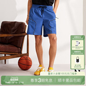 男裤 NBA 潮牌运动五分裤 勇士队休闲直筒短裤 ATELIER男士