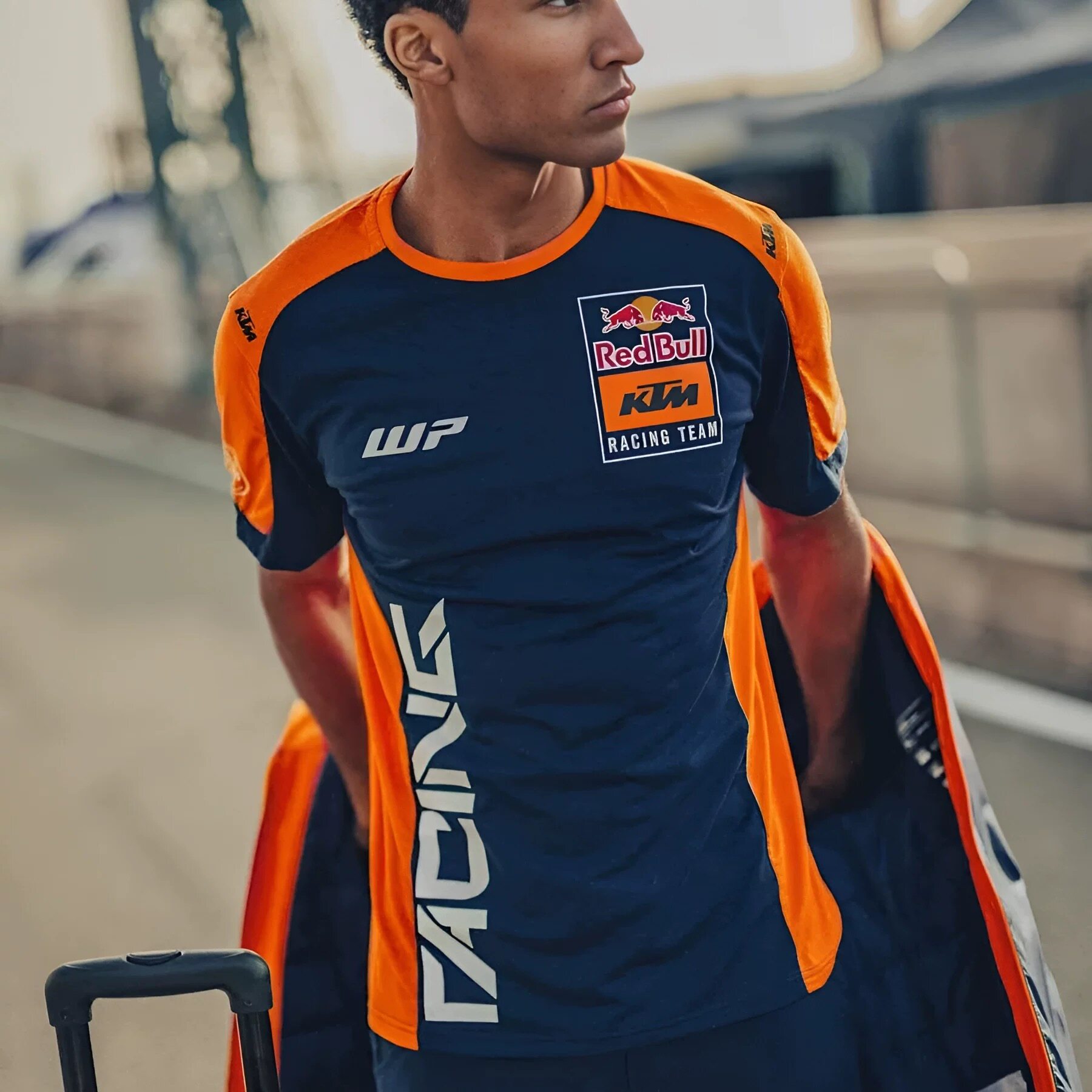 2025新款夏季KTM摩托车短袖男女机车服圆领越野休闲速干定制