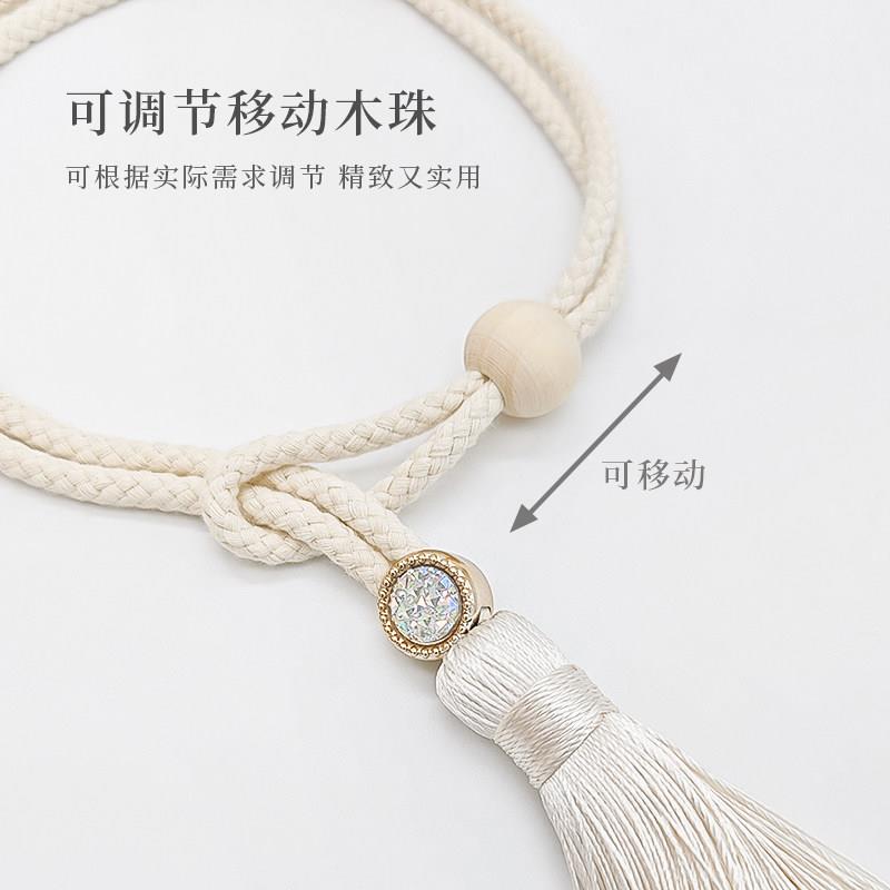 窗帘绑带一对装简约现代家居装饰纱帘束带收纳挂绳窗帘扣系带绑绳