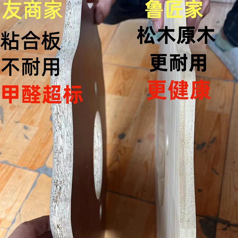实木儿童旋转书架 松木落地置物架 简约书柜 卯榫拼接 多层家用