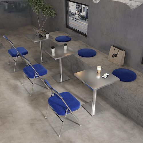 现代简约高脚圆形家用室外商用吧台桌椅组合户外阳台休闲金属酒吧