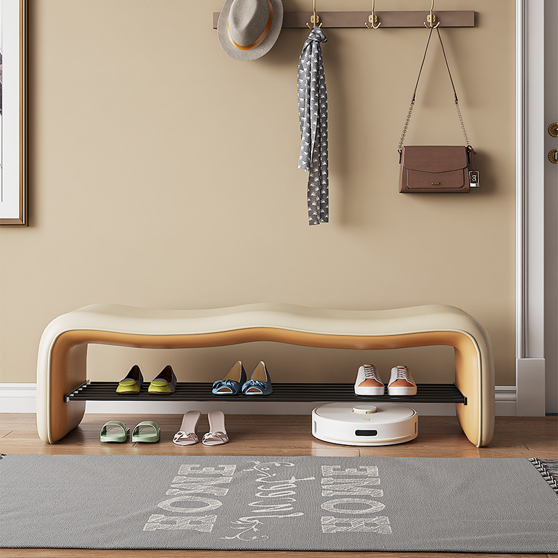 换鞋凳家用门口穿鞋凳入户凳设计师衣帽间沙发凳靠墙长条凳床尾凳