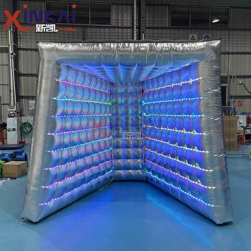 厂家直销充气V型简便牛津布材质照相亭 室内外活动摄影背景帐篷