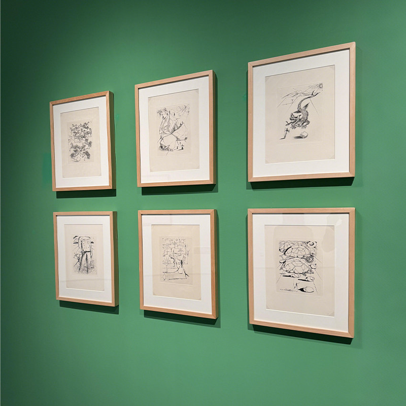 现代简约客厅装饰画中式书房挂画达利《念奴娇·昆仑》办公室壁画