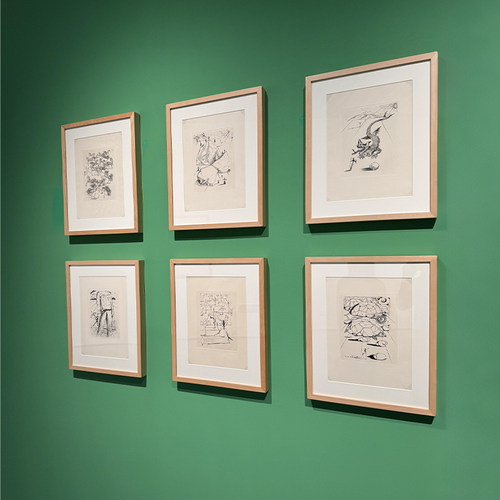 现代简约客厅装饰画中式书房挂画达利《念奴娇·昆仑》办公室壁画