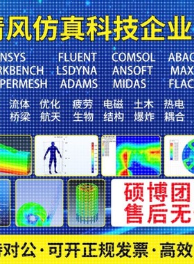 代做ANSYS/ABAQUS/Fluent/maxwell/comsol/Adams/Icepak仿真分析