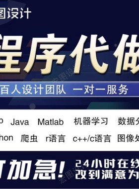 计算机java程序代编Python编程C编写C++代做linux设计R代码qt开发