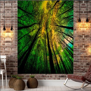Tapestry Large 极速Landscape Moon Tape Forest WallZ
