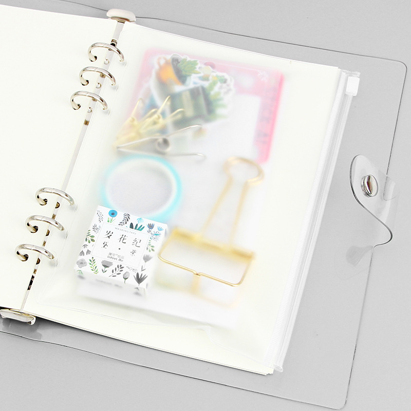 极速Transparentk Loose Leaf Binder Loose Leaf Inner Core A6