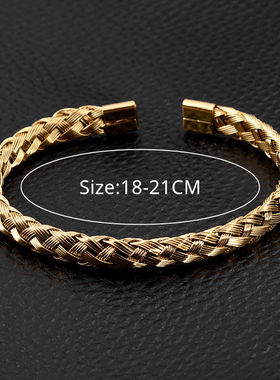 极速Luxury Roman Royal Classic Titanium Steel HSemp Rope Buc