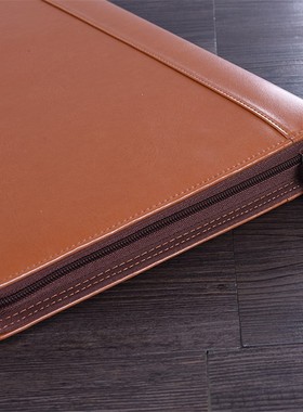极速A4 Leather Olffice Document folder Multifunctional Busin