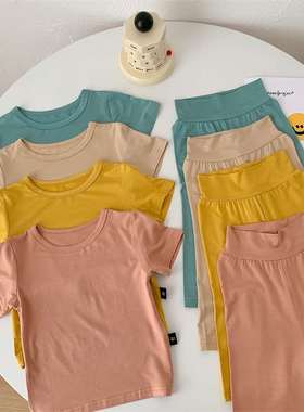 极速Babys Suit Summer Thinw Air-conditioning Suit High Wais