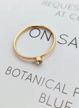 极速Fashion set ring ins simpyle wavy ring personality finge