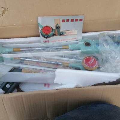 极速全新 桌面绘图k仪A0 A1 机身 精密直尺 角度刻度 圆规 角度尺