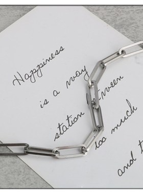 极速Fashion new personality simple titanium sPteel hip hop s